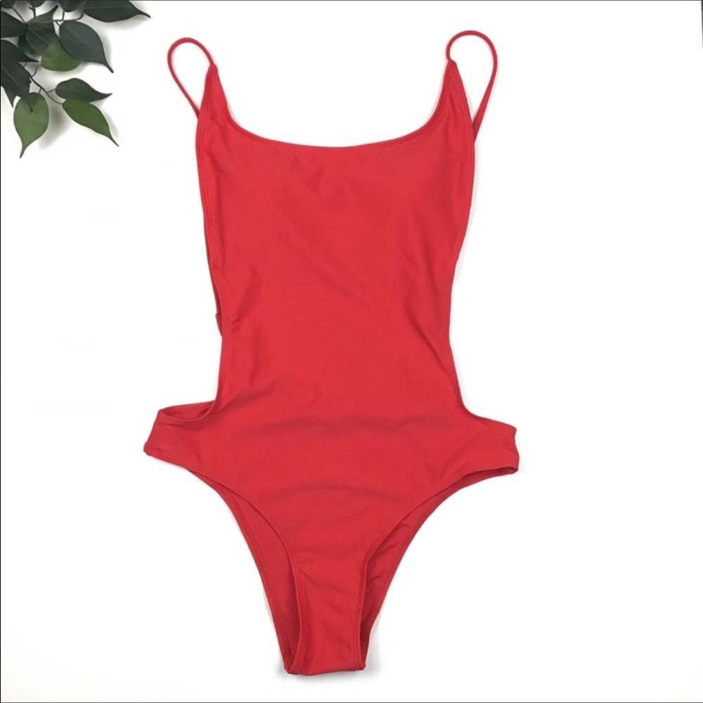 Sunny Co famous red Pamela Anderson one piece